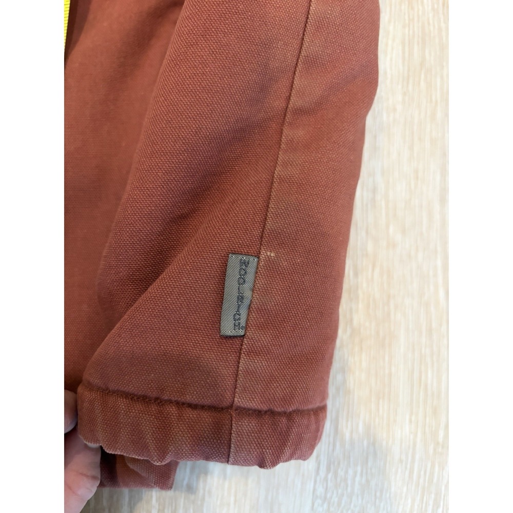 Woolrich Vest Sherpa lined Canvas Rancher USA Mens L Shooter‎ Workwear - Picture 13 of 13